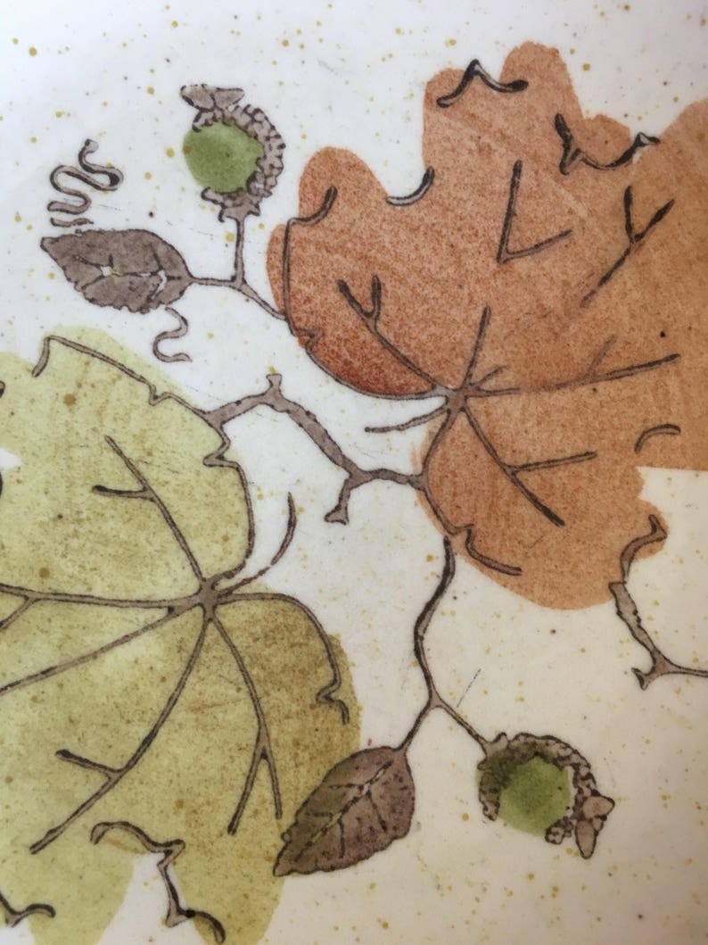 Poppytrail Woodland Gold bread plate by Metlox 1959-1979 made in California sold individually