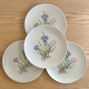 Franciscan Fine China Sierra pattern salad plates from 1950-51 set of 4