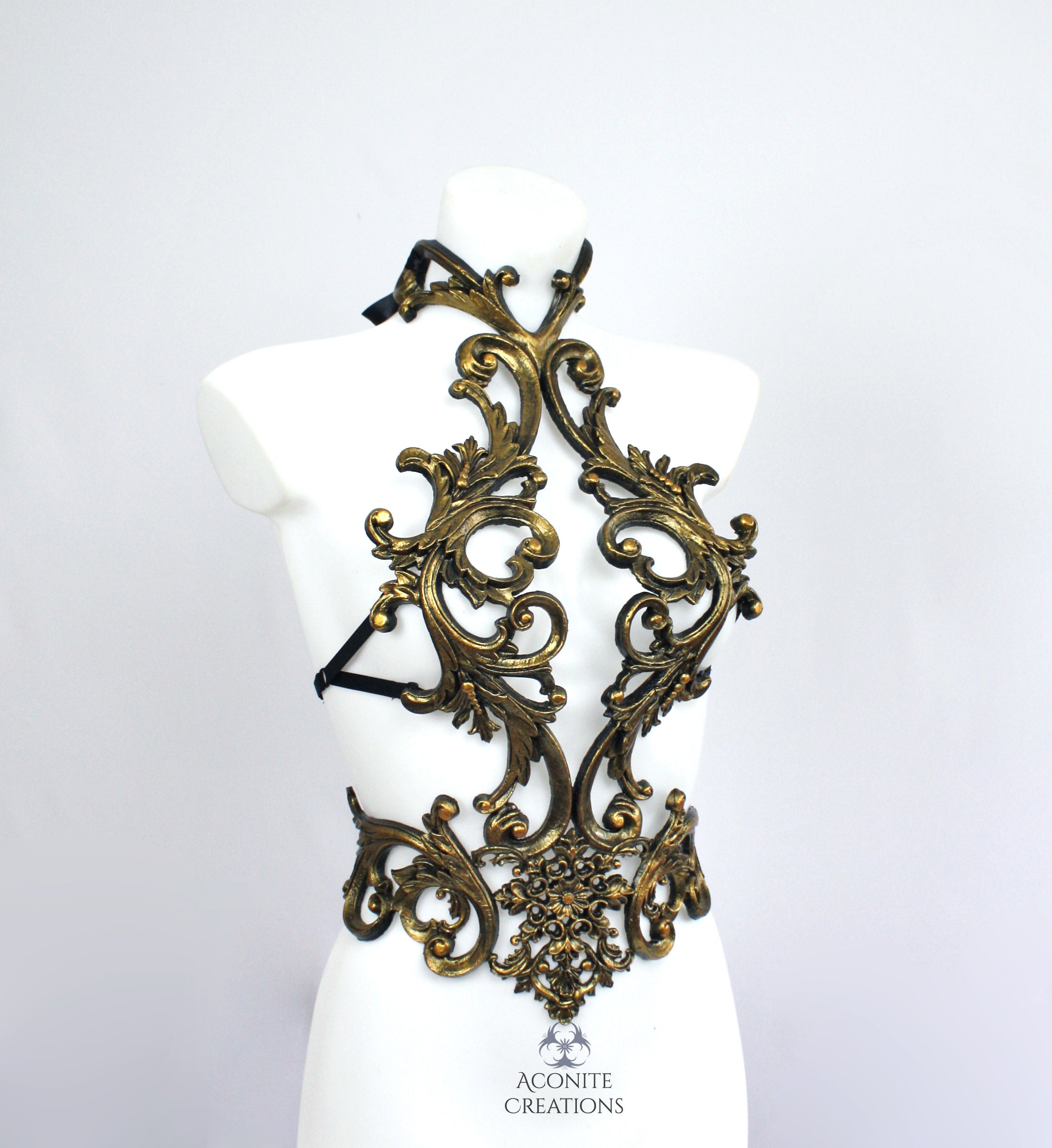 Metallic Bronze Scale Stretch Belt Fairycore Knightcore Castle Knight Queen I just did a big re-stock on some of my medieval jewellery  main image 3