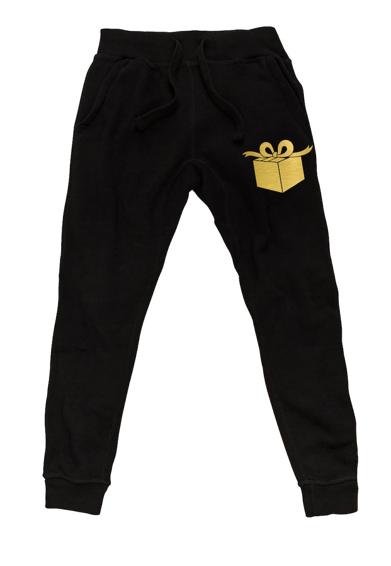 New Gold Christmas Gift V733 Men/'s Joggers Sweatpants Black S-2XL