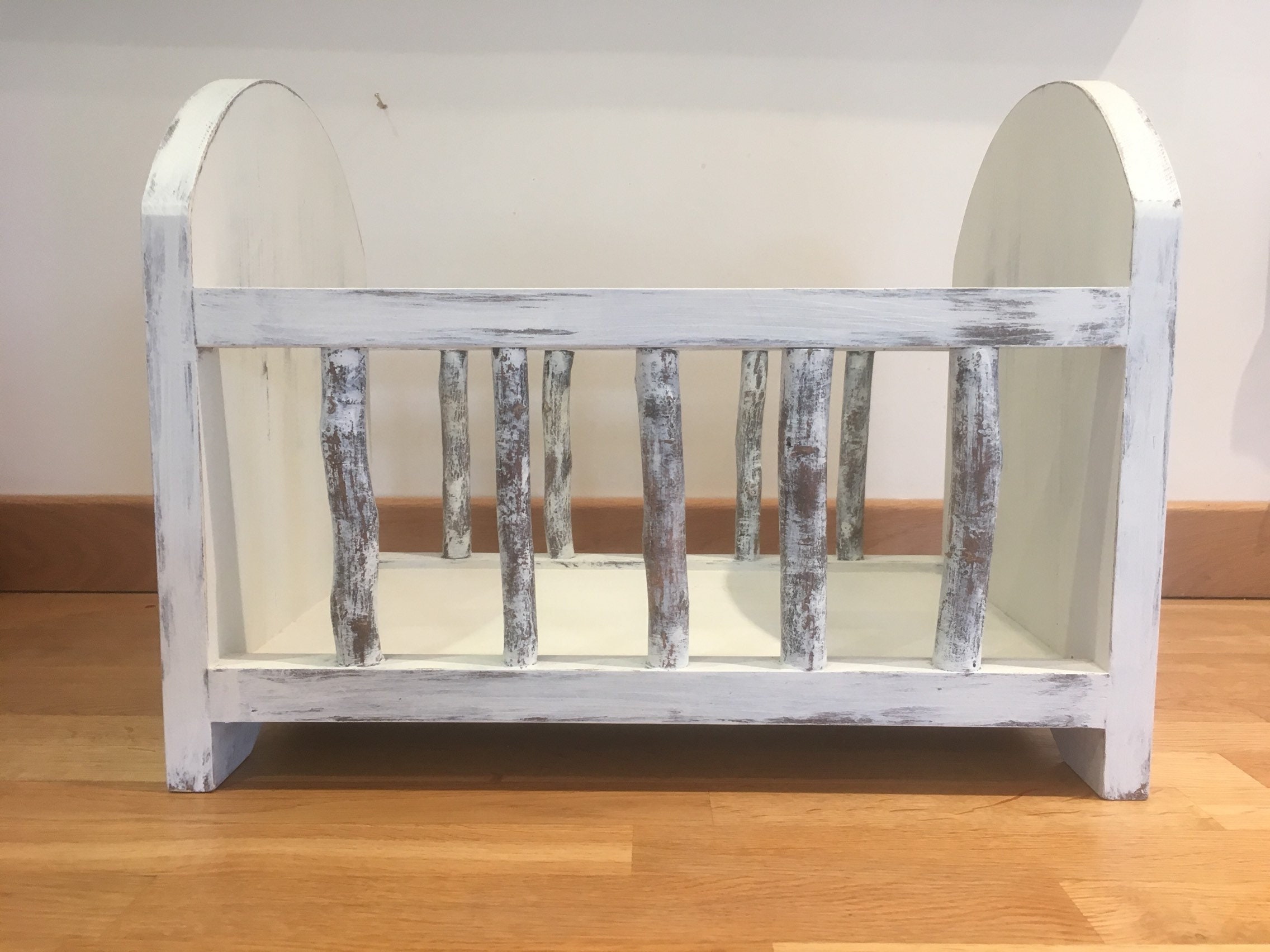 Newborn bed prop Chose your own colour Distressed Painted Etsy