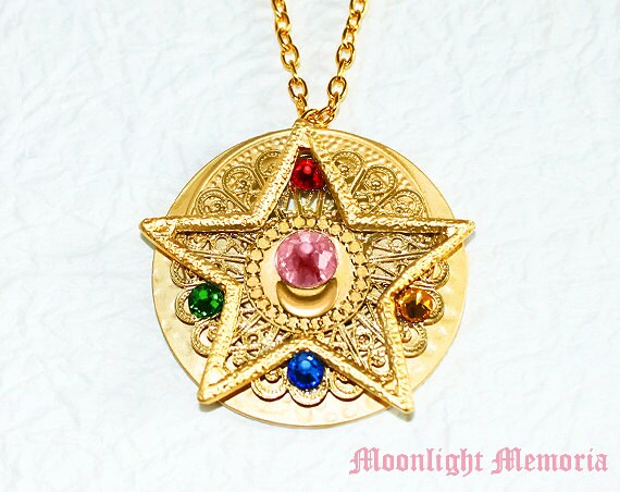 Sailor Moon Necklace Inspired By Crystal Star - Sailor Moon Star Pendant Sailor Moon Necklace Inspired By Crystal Star - Sailor Moon Star Pendant