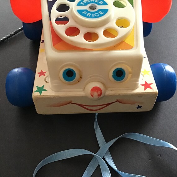 Fisher Price Telephone Chatter 1961 Belgium Rare Vintage Toys Antique Gift  Child Toy Daycare Nostalgia Yesteryear Education Daycare -  Sweden