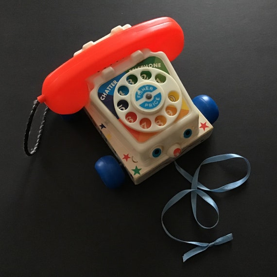 Fisher Price Telephone Chatter 1961 Belgium Rare Vintage Toys Antique Gift  Child Toy Daycare Nostalgia Yesteryear Education Daycare -  Sweden