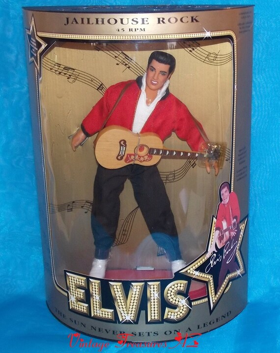 elvis the sun never sets on a legend doll