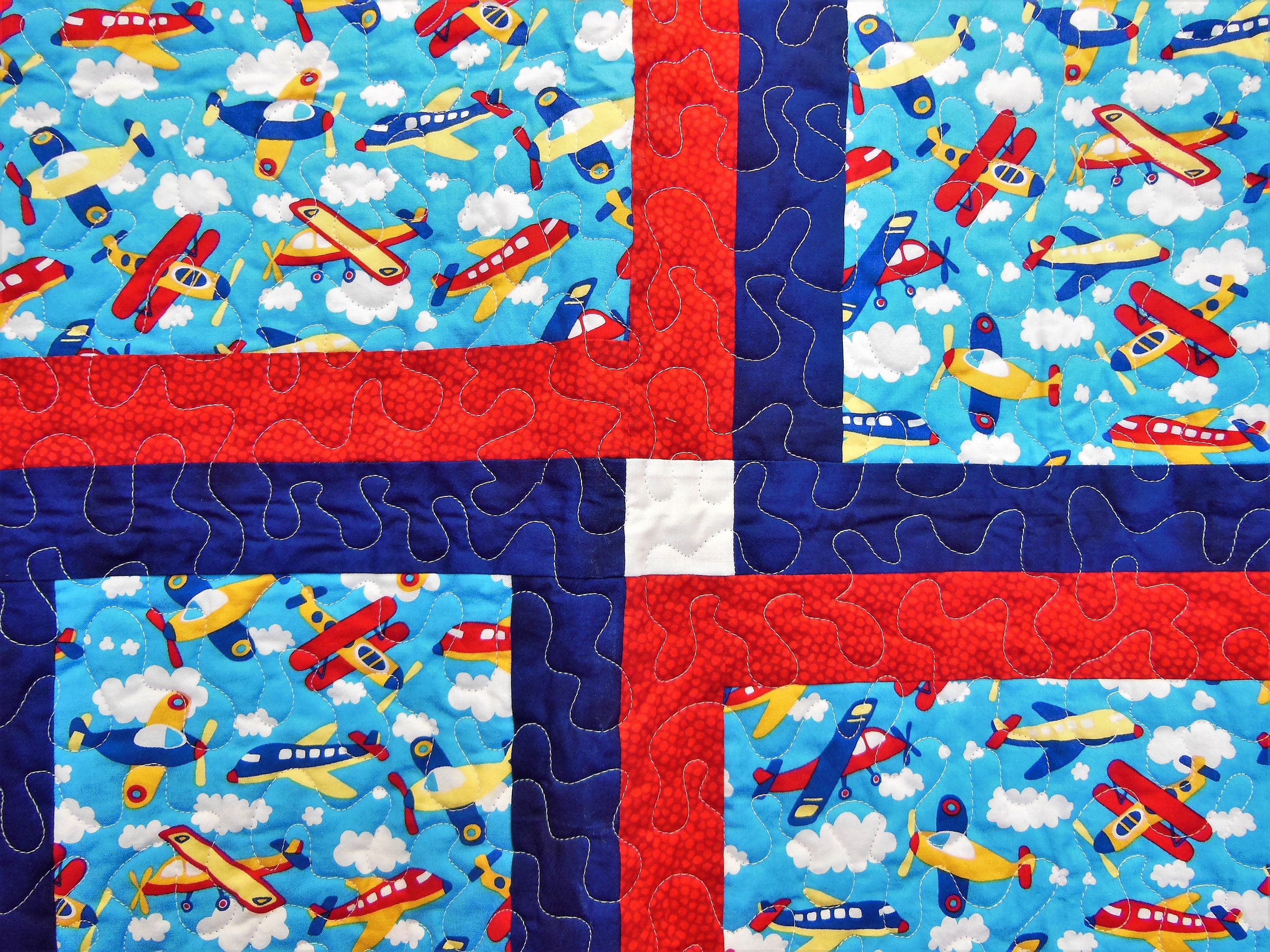 Airplane Baby Quilt Airplane Nursery Baby Boy Bedding Boy Nursery Etsy