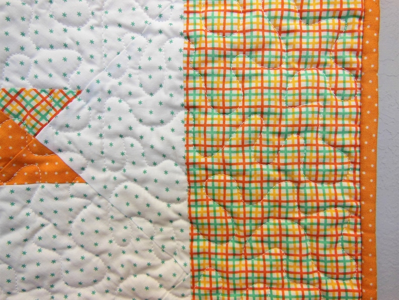 Modern Celtic Twist Orange Baby Boy Bedding Baby Boy Etsy