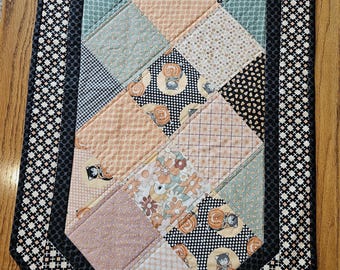 Halloween Table Runner | Whimsical Halloween Decor | Reversible Table Runner | Halloween Table Linen | Halloween Decor | 19 x 39  Runner
