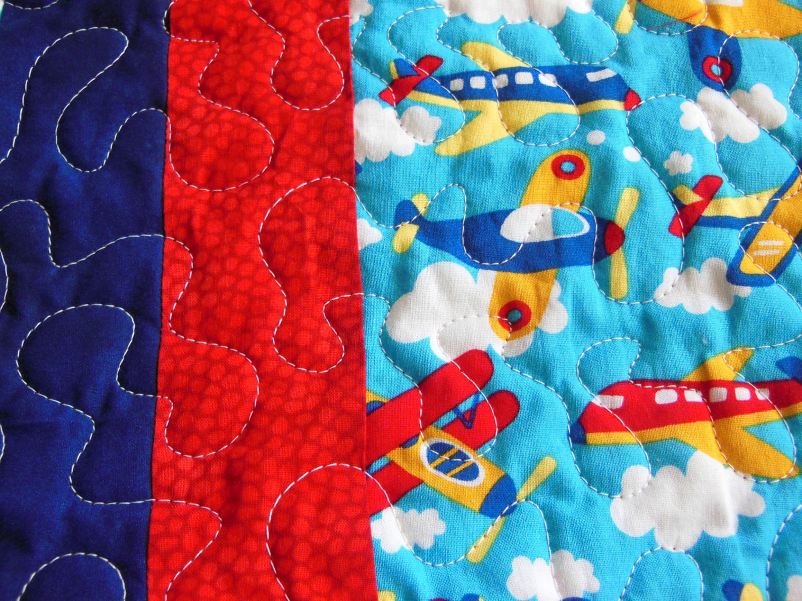 Airplane Baby Quilt Airplane Nursery Baby Boy Bedding Boy Nursery Etsy