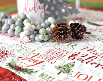 Winter Table Runner | Christmas Table Runner | Winter Linen | Christmas Linen |  | Christmas Decor | Winter Decor