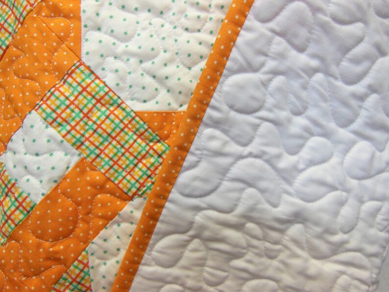 Modern Celtic Twist Orange Baby Boy Bedding Baby Boy Etsy