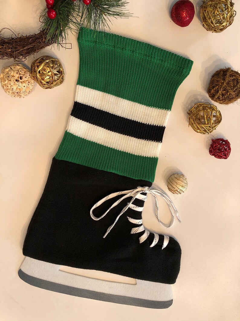 NHL Inspired Christmas Hockey Stockings for Ultimate Fans | Etsy
