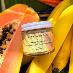 Banana + Papaya Clay Mask