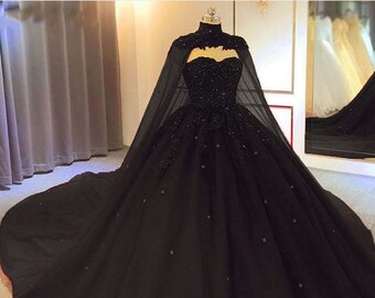 Black Ball Gown Etsy All of your visions can come true with our vast collection of ball gowns from the year 1780 until about 1915. black ball gown etsy