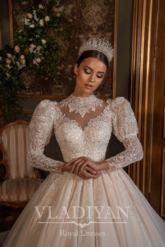 Luxury Princess Queen Ball Gown Long 
