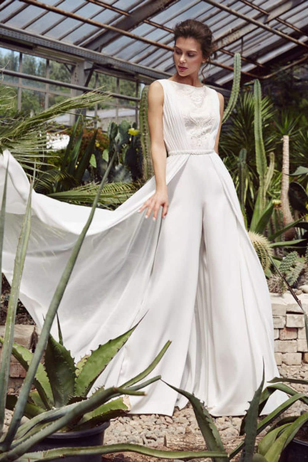 IDA - elegant white bridal jumpsuit – I SWEAR YOU