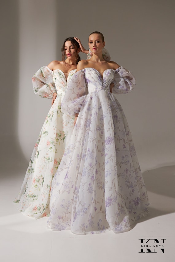 Off Shoulder Princess Wedding Dresses Ball Gowns Bohemian puff sleeve gown  | Wedding dresses princess ballgown, Wedding dresses, Princess wedding  dresses