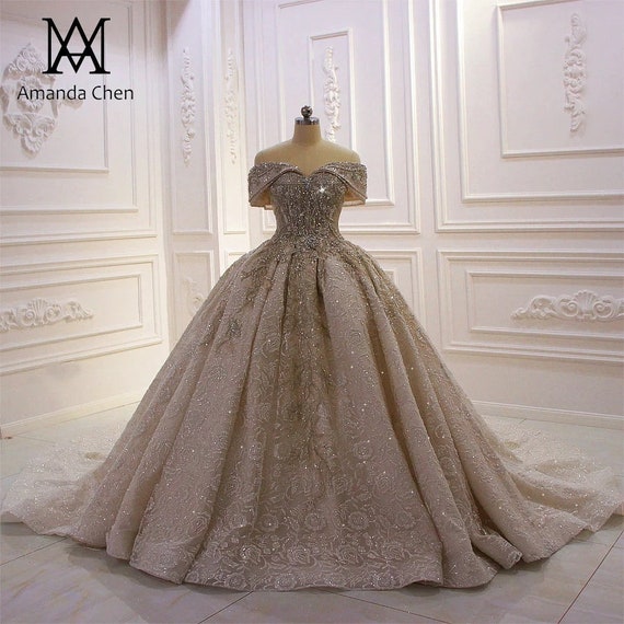 Custom Made Luxury Wedding Dress Princess Fairy Tale Bridal 