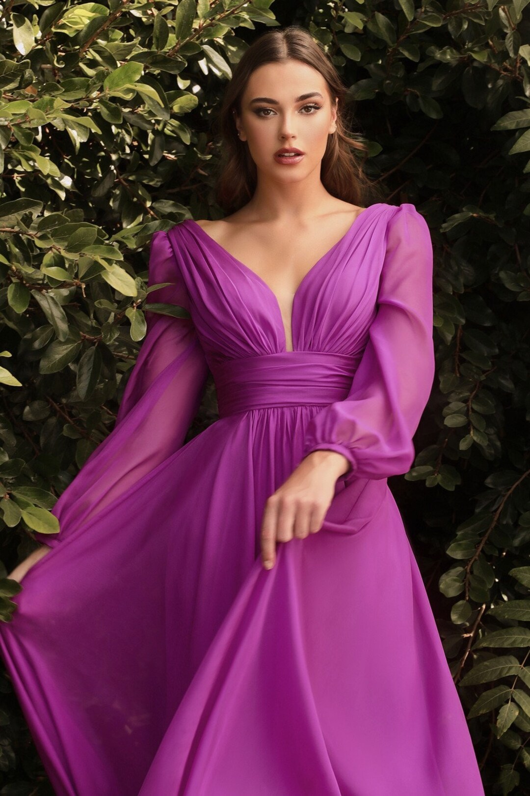 Elegant Unique Chiffon Long Maxi Bridesmaid Dresses Online