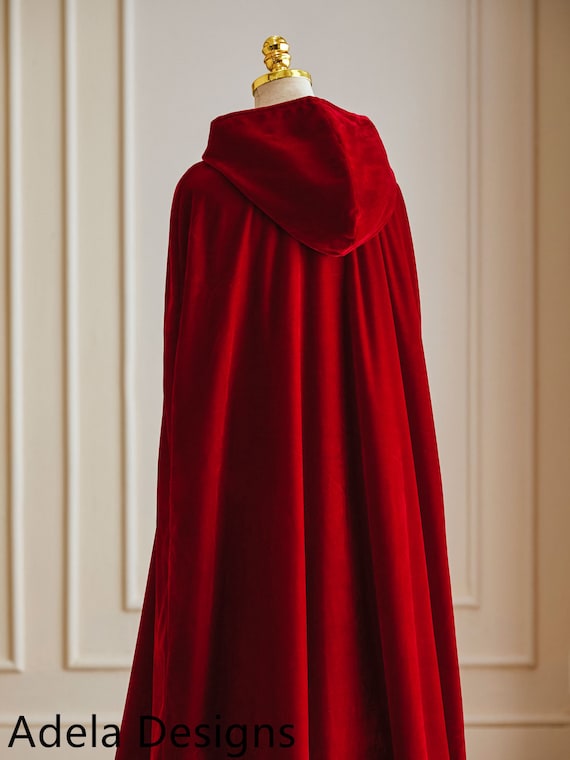 Long velvet cheap cape