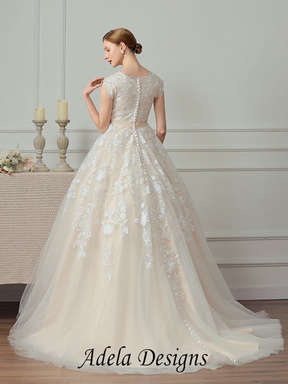 Ultra-Romantic Ball Gown Wedding Dress