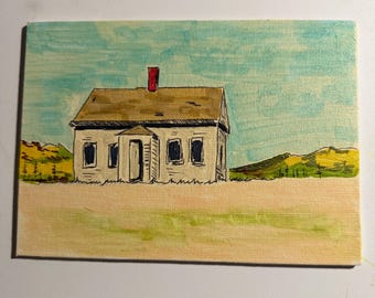 The Old Home Place Abandoned Farmhouse 5x7