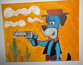 Huckleberry Hound Cowboy With Pistol