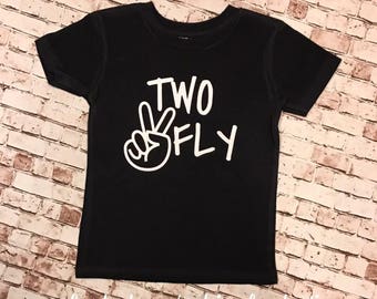 Two Fly birthday shirt CUSTOM