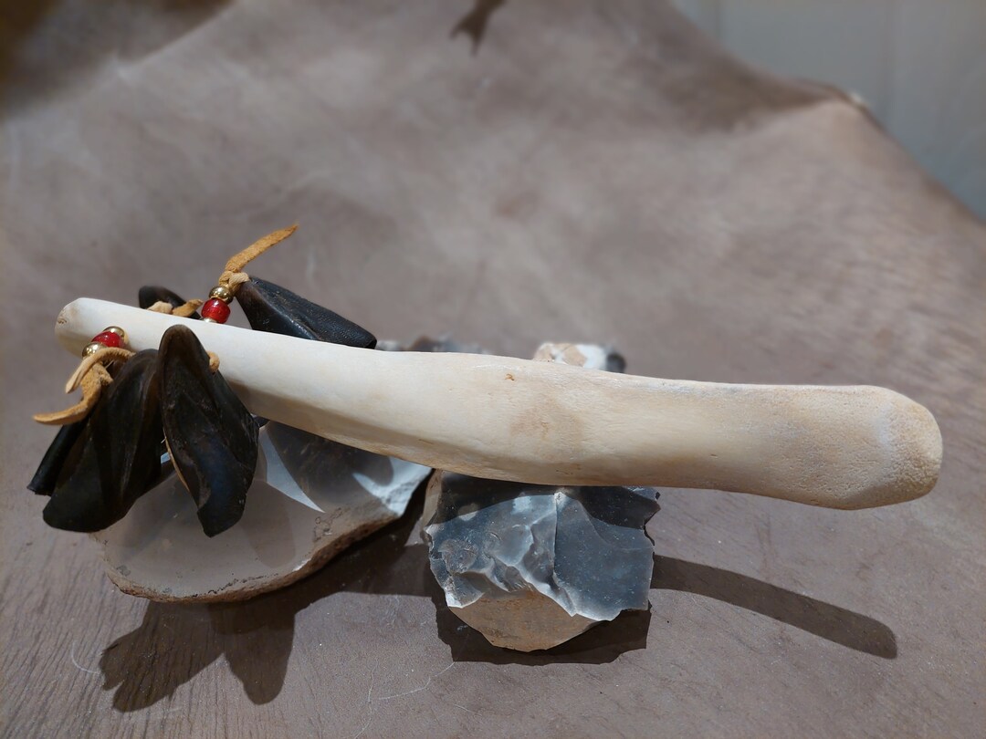 Deer Toe Rattle Buffalo Rib Rattle Native Instrument Native Etsy