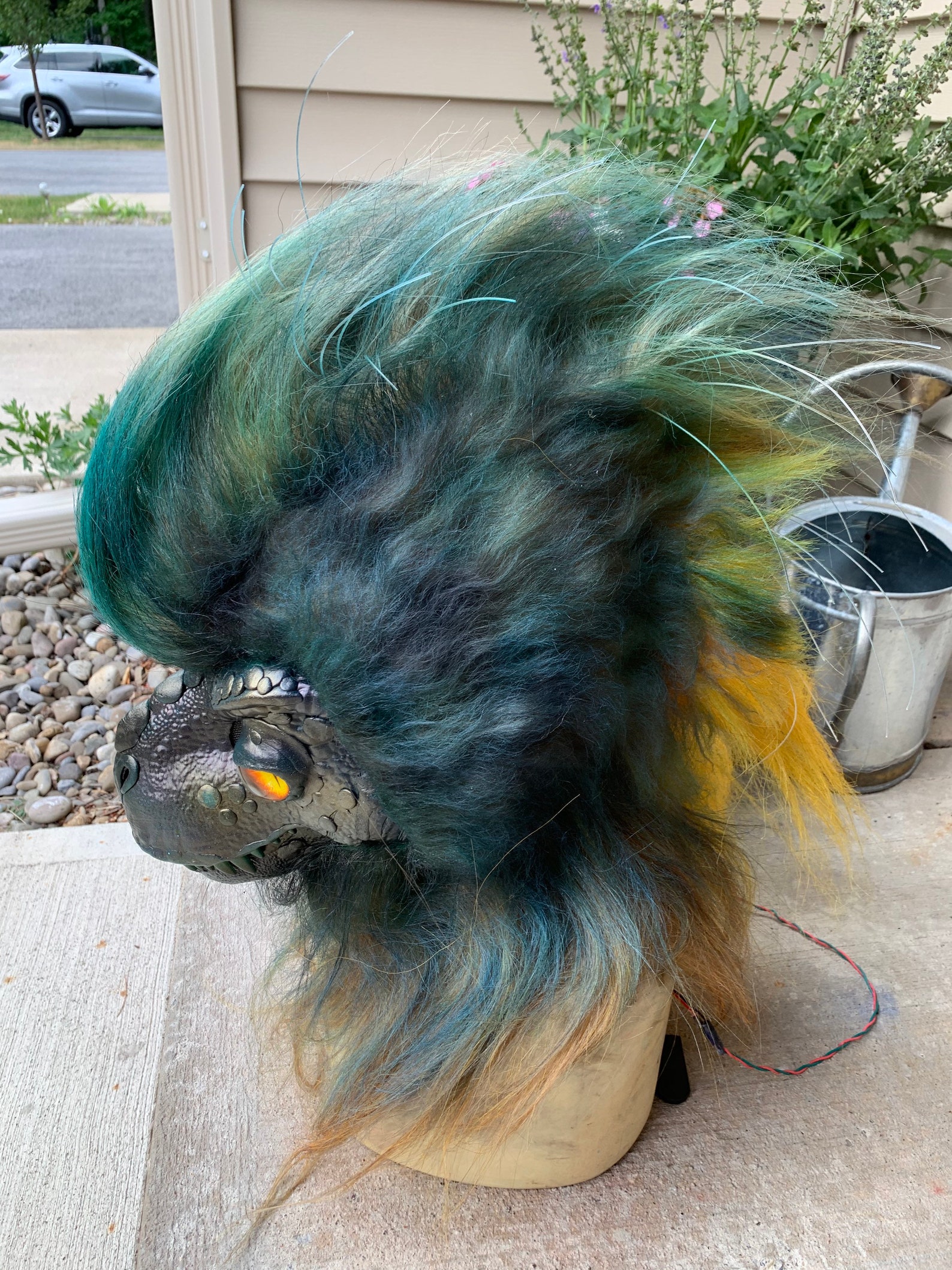 Custom Raptor Mask Fursuit Head or Partial, T-rex Dinosaur, Halloween ...
