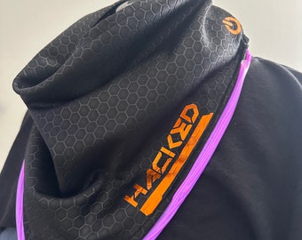 Cybergoth Fursuit Bandana: Techwear Hexagon Fashion