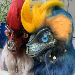 Custom Raptor Mask Fursuit Head or partial, T-rex Dinosaur, Halloween Costume