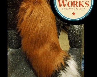 Realistic Red Fox Fursuit Tail, Natural Fox Tail, Fursuit Accessories