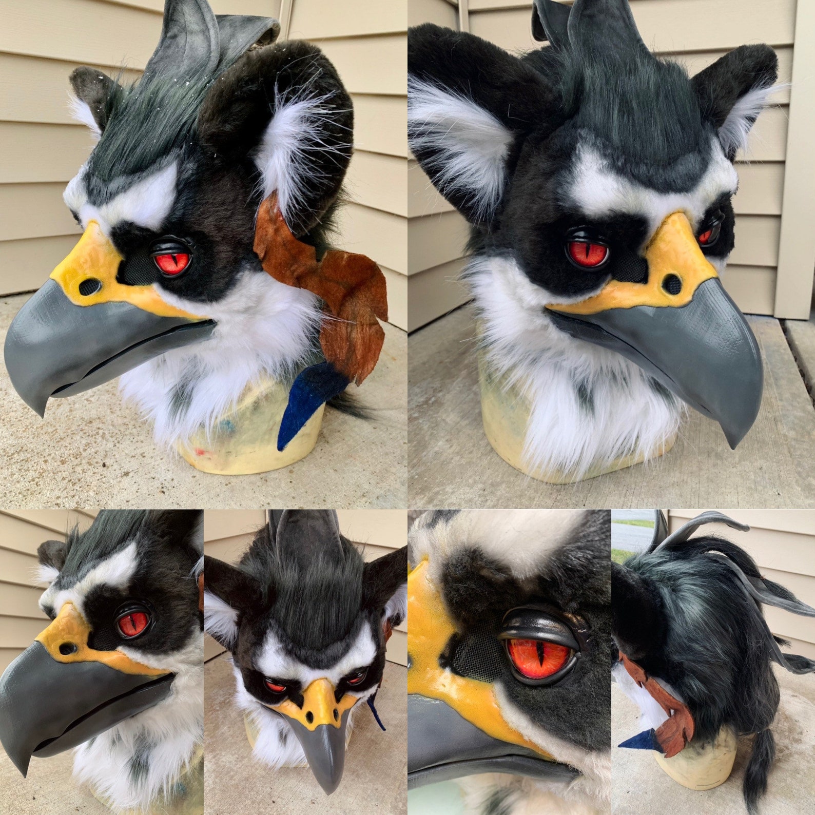 How To Make A Resin Fursuit Head Custom Fursuit Head Commission Resin Head Base Bird Fursuit - Etsy Ireland