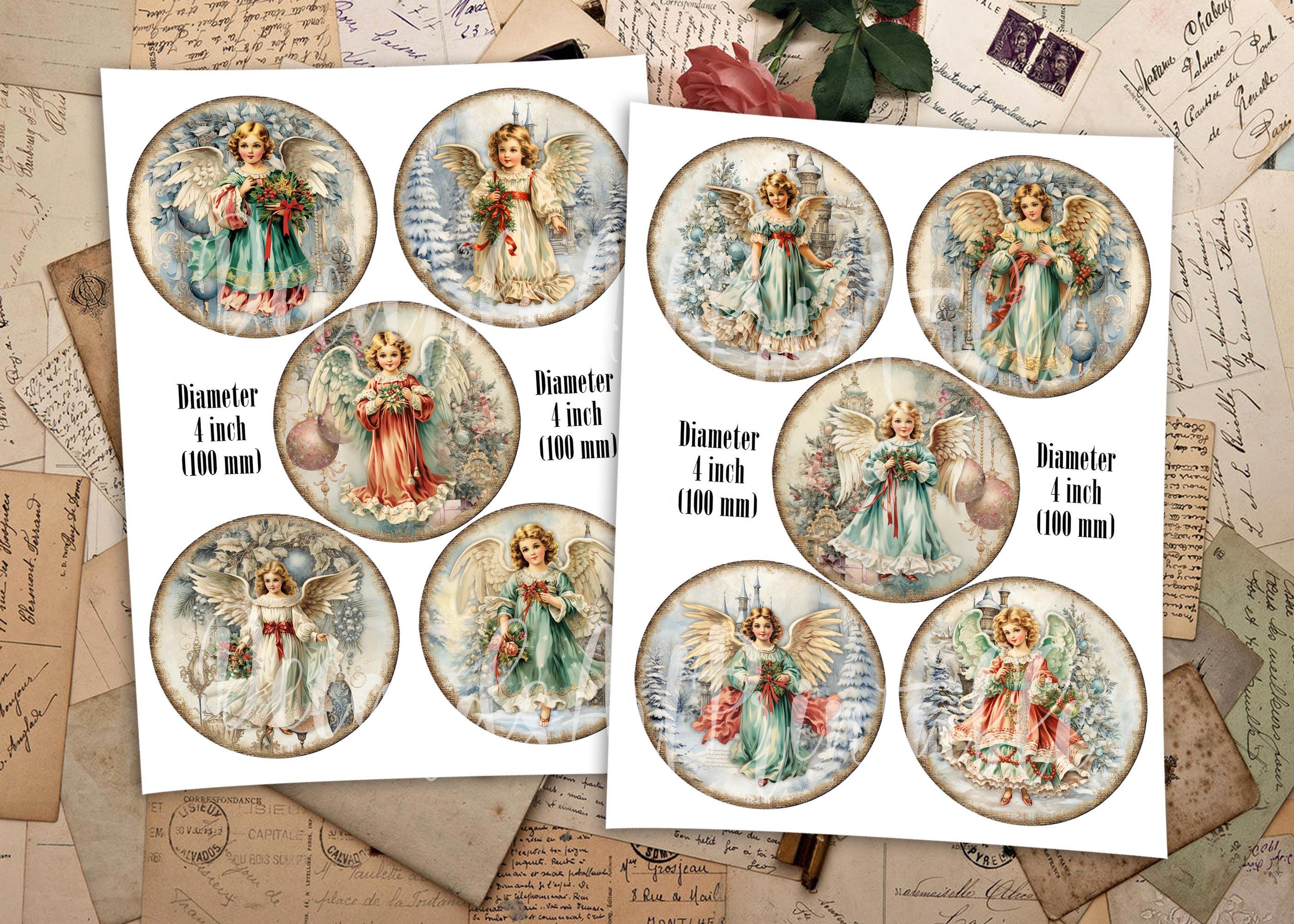 Angel Collection Sheets 10 Victorian Christmas Angels 4