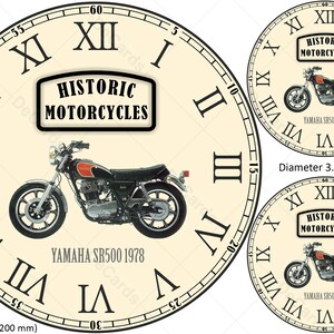 Printable Clock Face Template Large ø7.87 200mm - Etsy