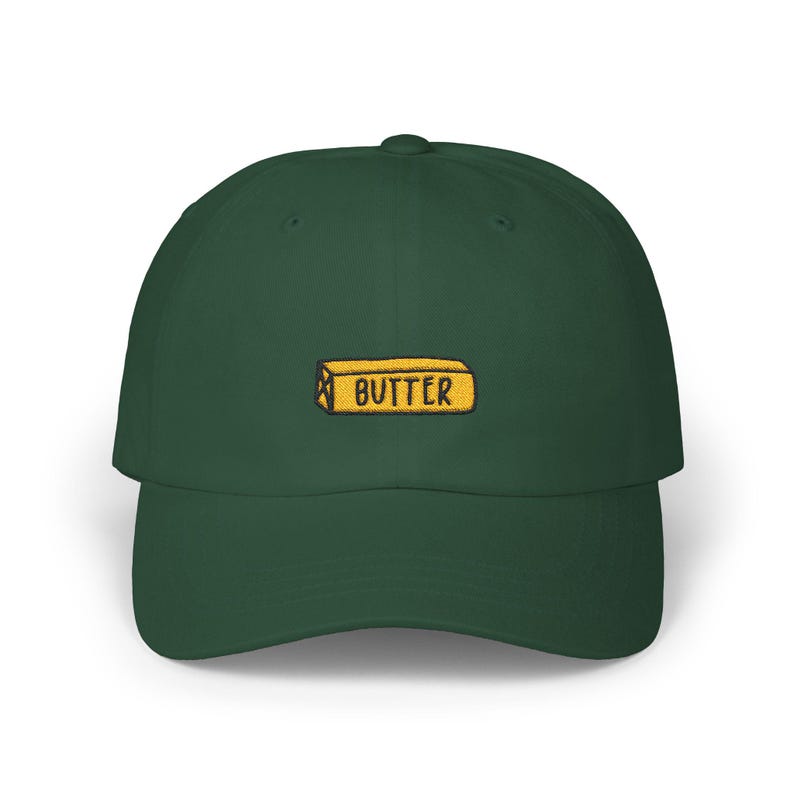 stick of butter embroidered dad cap