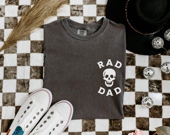 Rad Dad Comfort Colors Tshirt Father's Day Shirt Gift For Husband Cool Dad Club Dad Life Tee Daddy Tshirt New Dad Gift Birthday Gift For Him