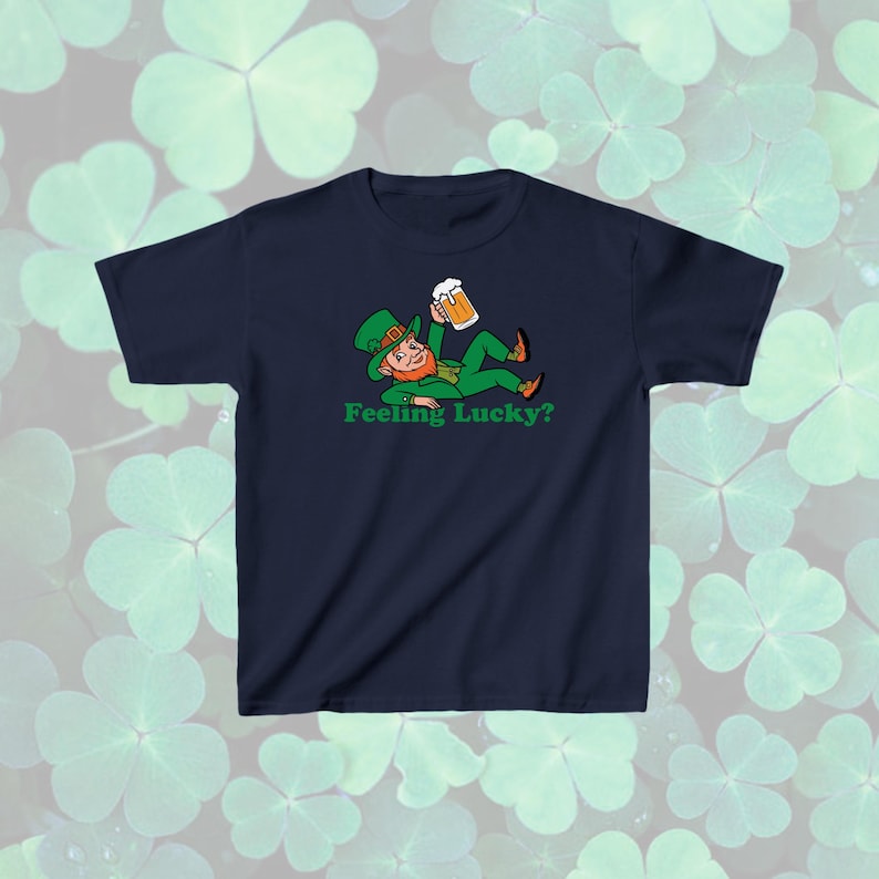st patricks day leprechaun feeling lucky baby tee