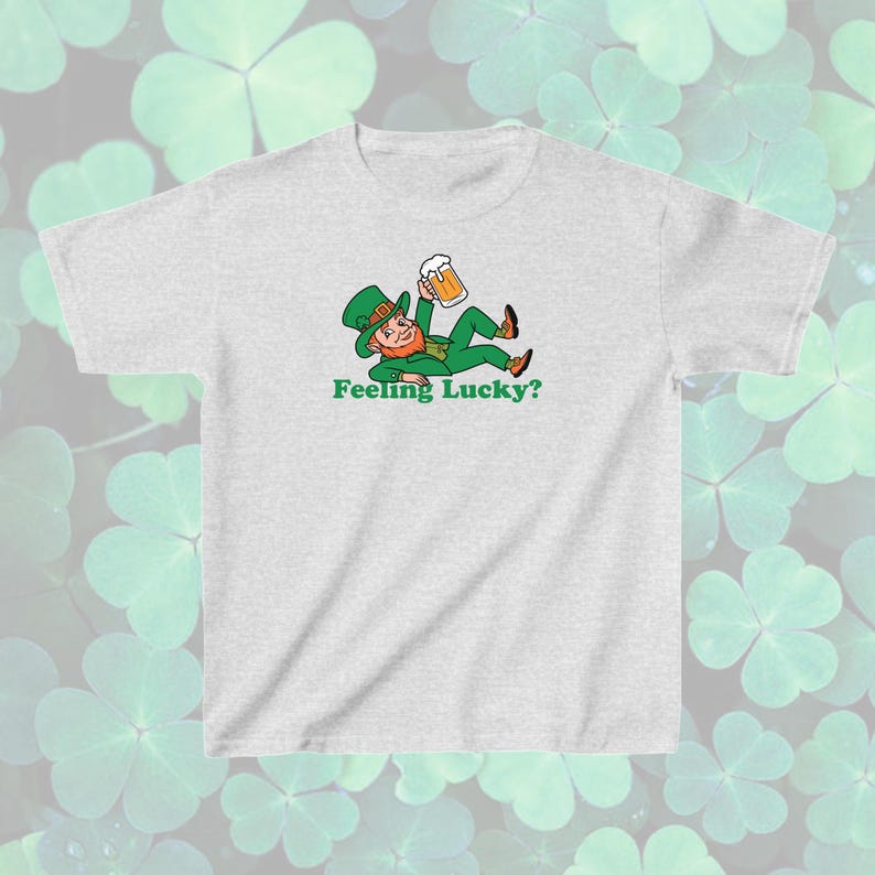 st patricks day leprechaun feeling lucky baby tee
