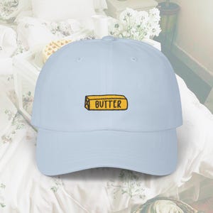 stick of butter embroidered dad cap