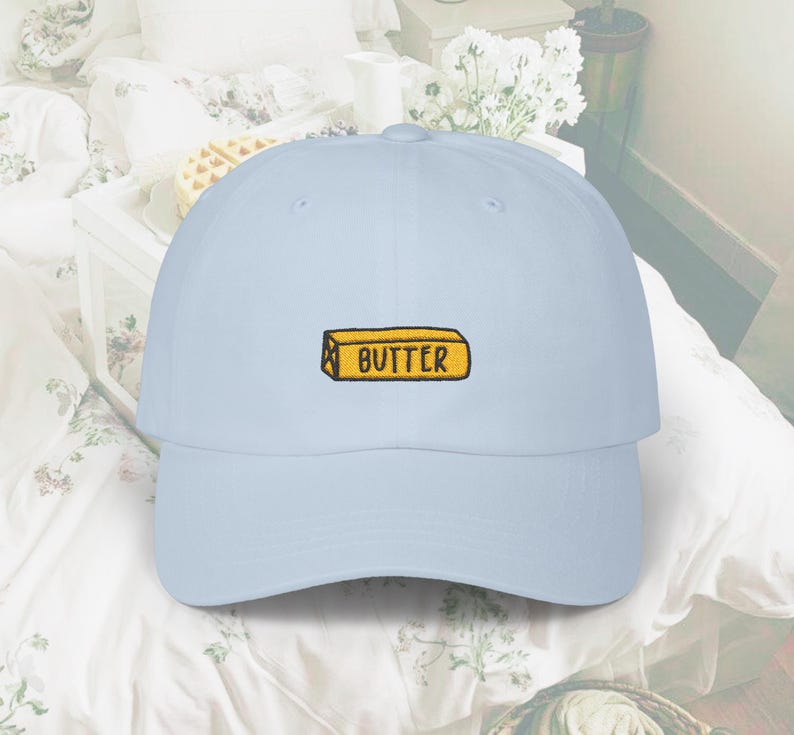 stick of butter embroidered dad cap