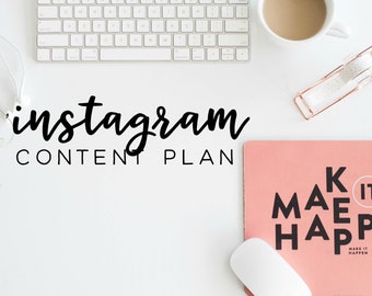 Instagram Content Plan, Instagram Posts, Social Media Posts, Management, Marketing, Blogger, Business, Creative, Fashion, Lifestyle