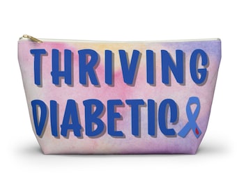 Diabetes, Diabetic pouch, Diabetic bag, Diabetic Awareness, Diabetic storage,  Diabetic Gift, Type 1 Diabetic, Type 2 Diabetic, T1, T2