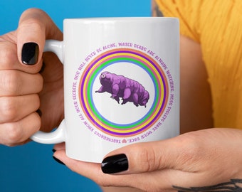 Tardigrade Mug Water Bear Microbiologist Gift Ceramic Coffee Mug 11oz Tea Cup