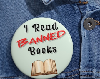 I Read Banned Books-pin: literair cadeau voor lezers