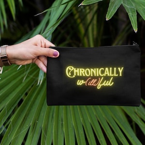 Chronic Illness Warrior Pouch - Spoonie Gift, Chronic Illness Awareness, Pouch