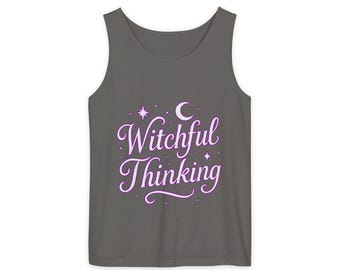 Witchcraft Racerback Tank Top: Witchy Vibes Summer Fashion