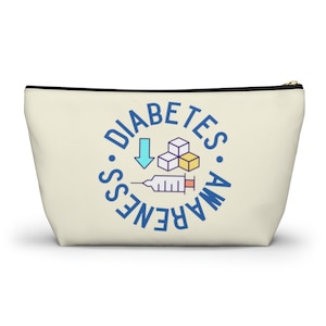 Diabetes Pouch, Diabetic Supply Bag, Insulin Storage Organizer, Type 1 & 2 Diabetic Gift, Travel Cosmetic Cosmetic Bag