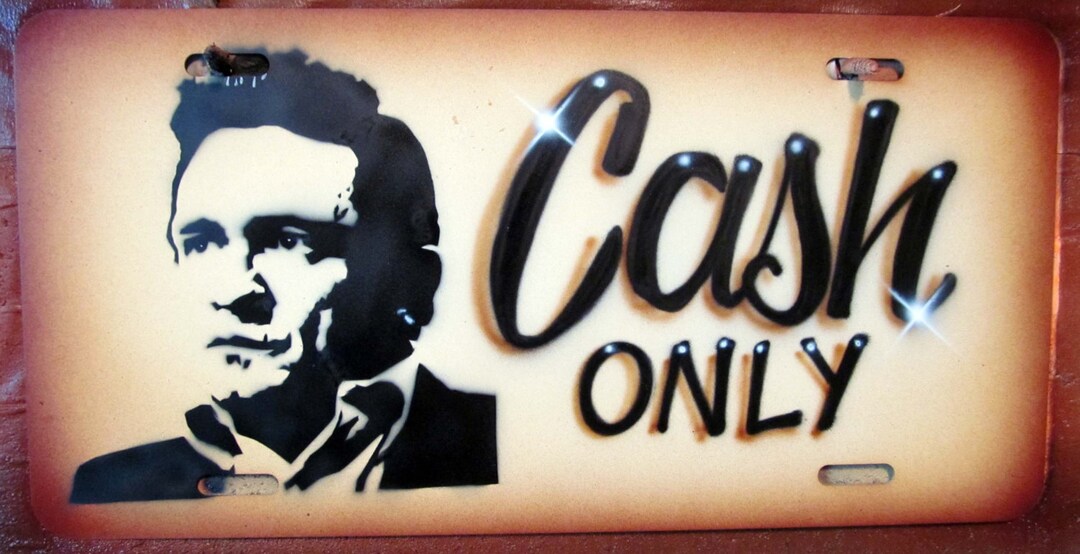 Airbrushed Johnny Cash 